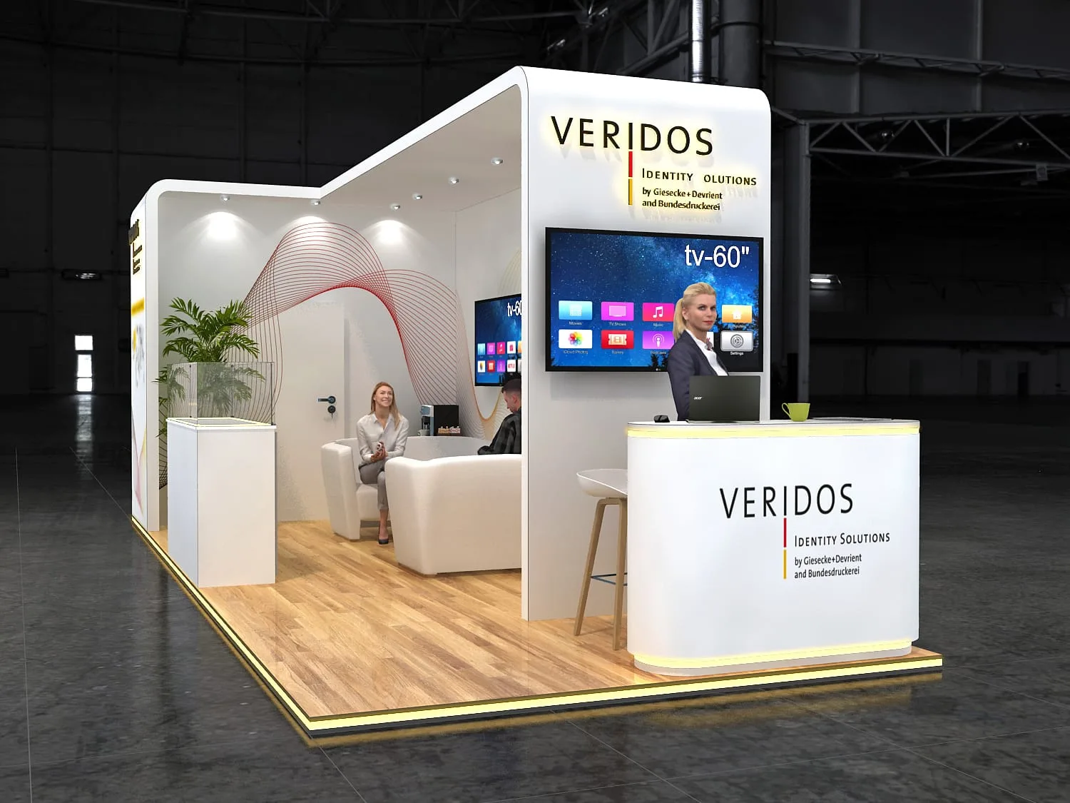 Rendu 3D du stand